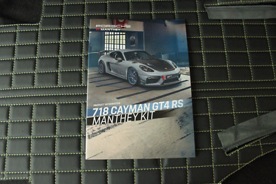 Kunden Prospekt/brochure Porsche  718 Cayman GT4 RS Manthey Racing Tequipment