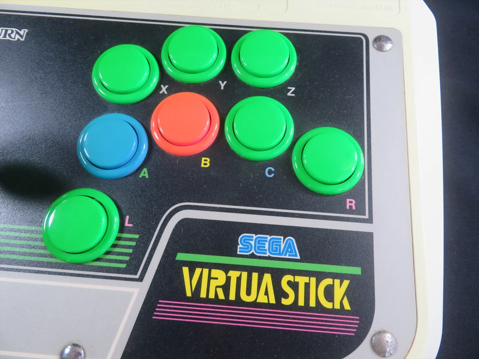 Controlador joystick virtua stick Sega saturn SS Joy Japón probado en caja HSS-0136 Foto 4 de 4