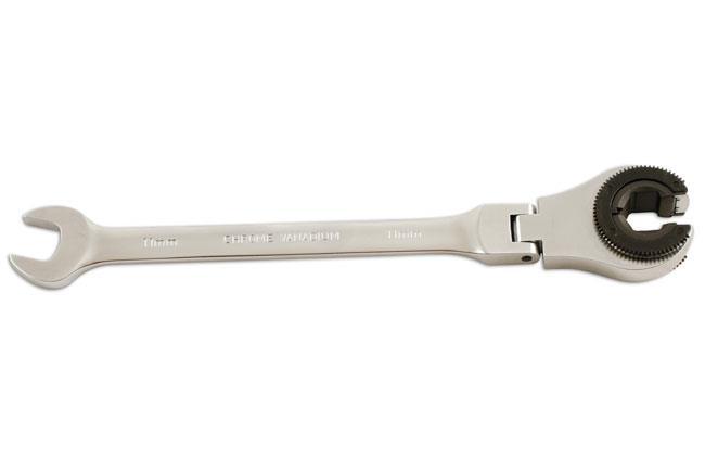 Laser 5233 Flexible Brake Pipe Ratchet Spanner 11mm