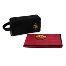 Telo sport A.S. Roma ufficiale in Microfibra + astuccio beauty AB383