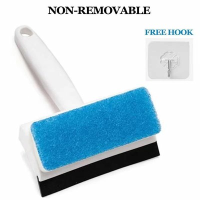 Multi-function Glass Window Wiper Cleaner Squeegee Bath Wall Removable Sponge