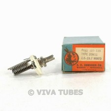 NOS NIB E.F. Johnson Type 20M11-Cat 160-110 Air Variable Capacitor 2.6-19.7 mfd