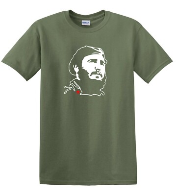 FIDEL CASTRO CUBA REVOLUTION Communist Che Guevara t-shirt Small - XXL