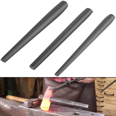 3Pcs Blacksmith Knifemakers Tomahawk, Large Hammer and Mouse ax Drift Tool Set