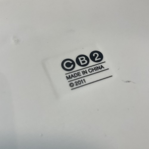 Crate & Barrel Oliver Appetizer Plate Swiss Cheese Kitchen Collectible CB2 6"x4" - Picture 4 of 7