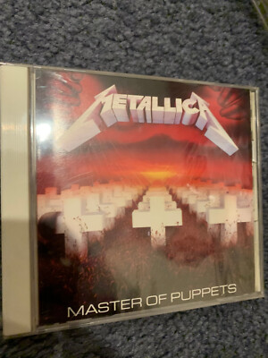 Metallica Master Of Puppets w/foldout JAPAN CD 25DP 5234 Elektra