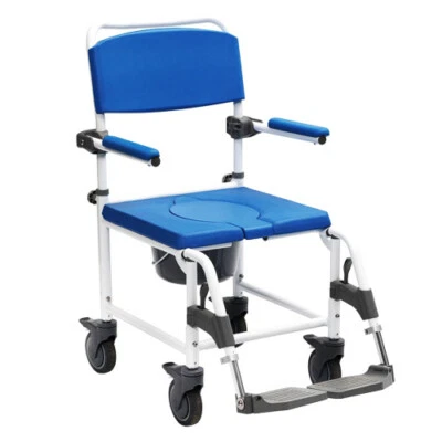 MARKENLOS Drive Medical Dusch-Toilettenrollstuhl Aston (5" Räder)