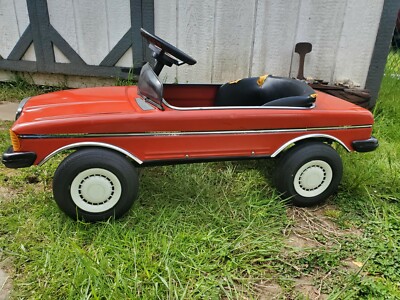 Vintage Rare Cherry 1991 Mercedes 560 SEL Pedal Power Car ~ Hard
