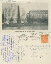 London Cleopatras Needle And Shell Mex House GB 1947 Cancel 