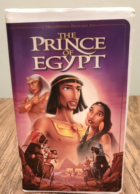DreamWorks Home Entertainment The Prince of Egypt VHS Tape 1999 Clamshell