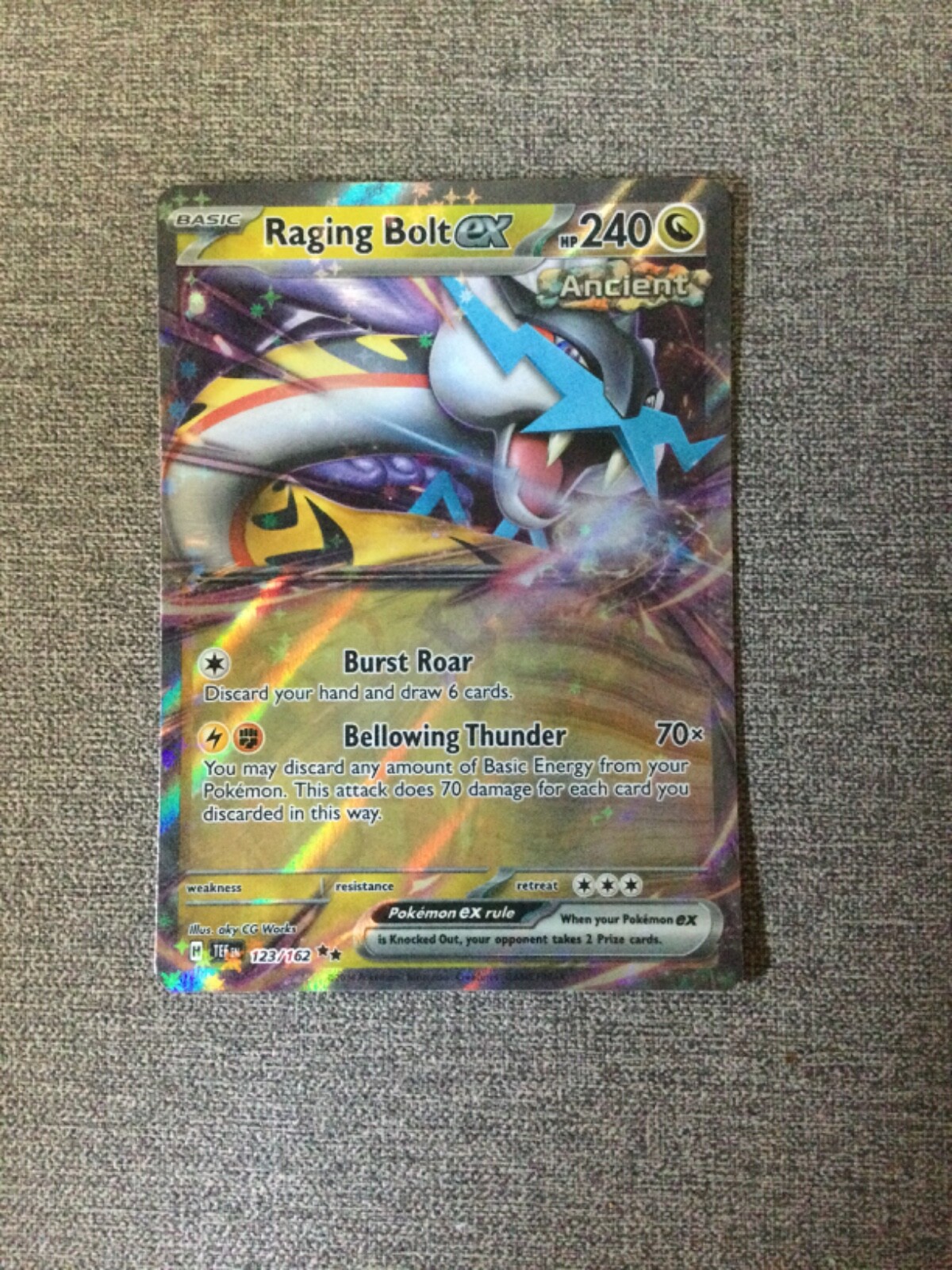 Raging Bolt ex 123/162 Sv05: Temporal Forces Holo