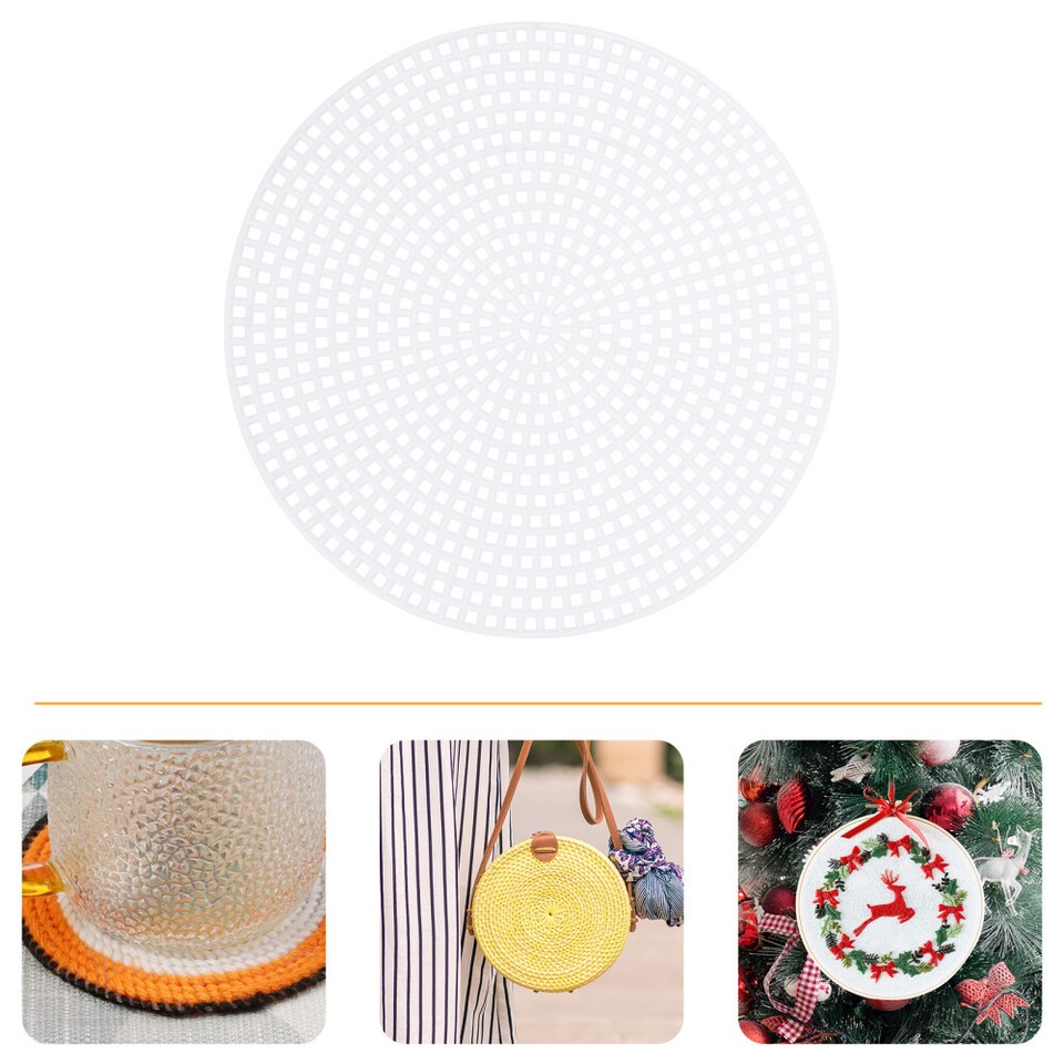 Plastic Canvas Shape DIY Plastic Mesh Craft Canvas Sheet Diy Yarn Grid