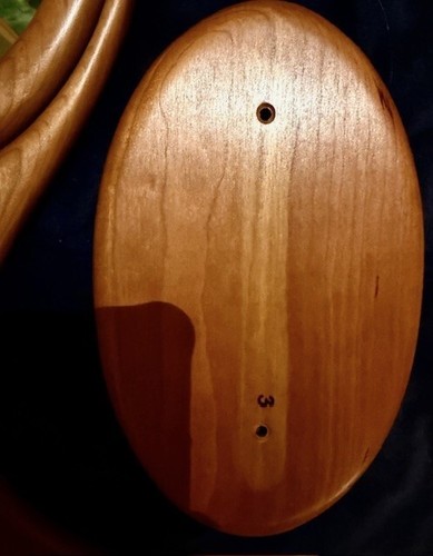 Vintage walnut wood standing adjustable freestanding, vanity mirror, w/t box - Picture 9 of 12