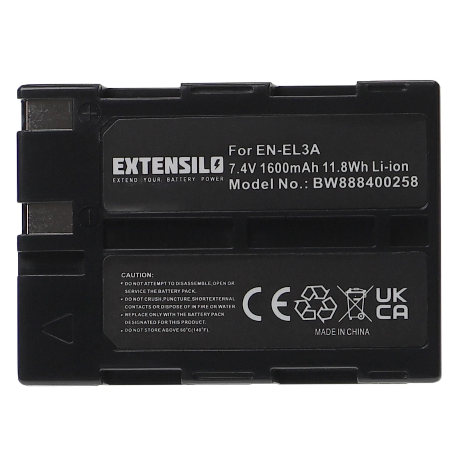 Dot.Foto EN-EL3e Premium 7.4v / 1500mAh Batteria Ricaricabile per Nikon D50, D70, D70s, D80, D90, D100, MB-D100, D200, D300, D300S, D700