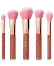 NIB Authentic TARTE 5-Pc. Goal-Getters Contour Brush Set Rose Gold ($136 Value)