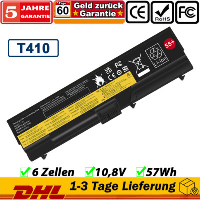 Laptop Akku Für Lenovo ThinkPad T410 T420 T510 T520 W510 W520 L410 L420 L510 Neu