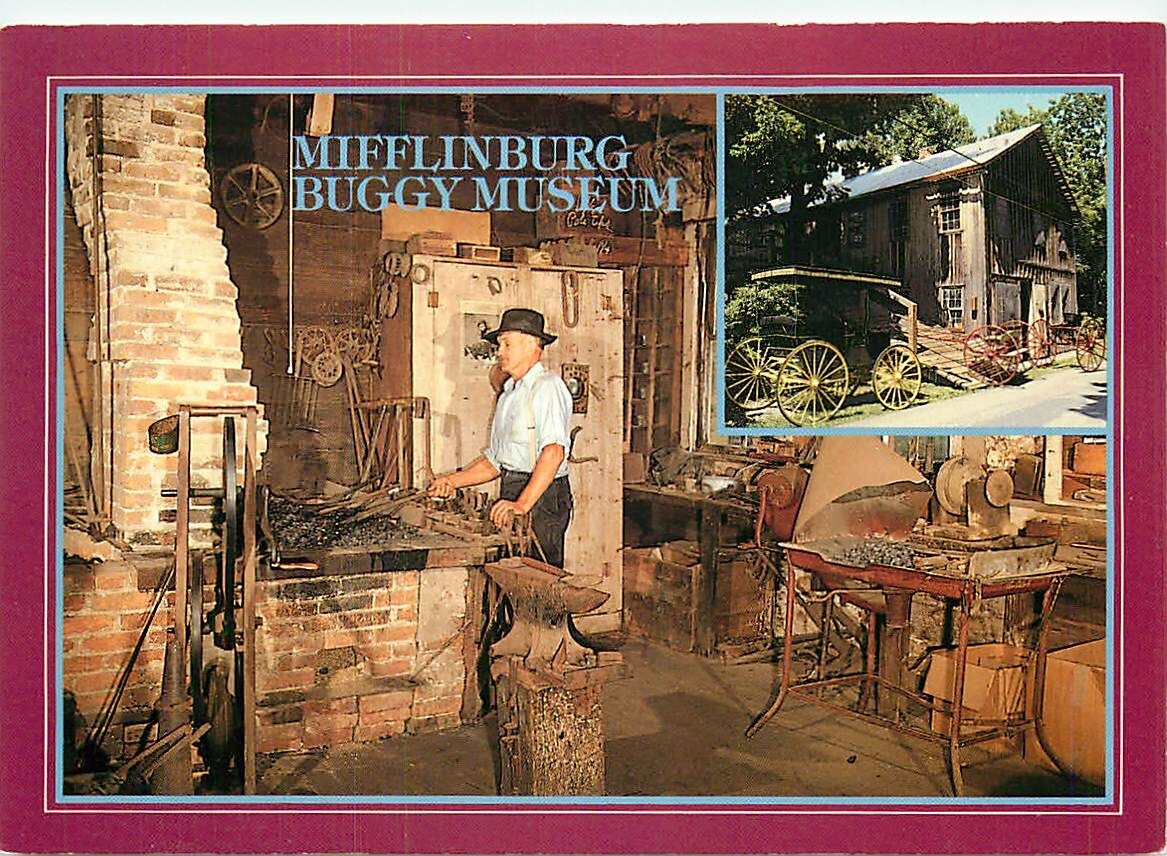 Postcard Mifflinburg Buggy Museum, Mifflinburg, Pennsylvania eBay