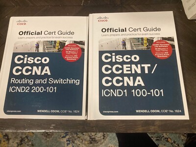Cisco CCNA Routing and Switching 200-120 Official Cert Guide Set of 2 Hardcovers