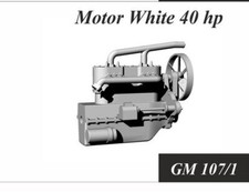 ST. GEORGE MODEL KITS 1:35 WWI 1914-1918 GM 107A MOTOR WHITE 40 HP