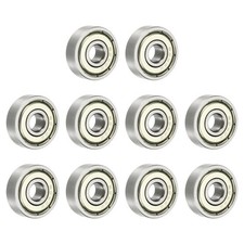 10 Pcs 626ZZ Deep Groove Ball Bearings, 6x19x6mm Double Shield Bearing