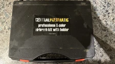 Central Pneumatic 6 Color Airbrush Kit With Holder