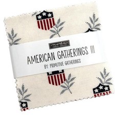 American Gatherings III Mini 2.5" Charm Pack by Primitive Gatherings for Moda