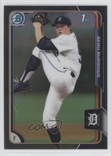 2015 Bowman Draft Chrome Asia Exclusive Black Refractor Beau Burrows #17 1o1