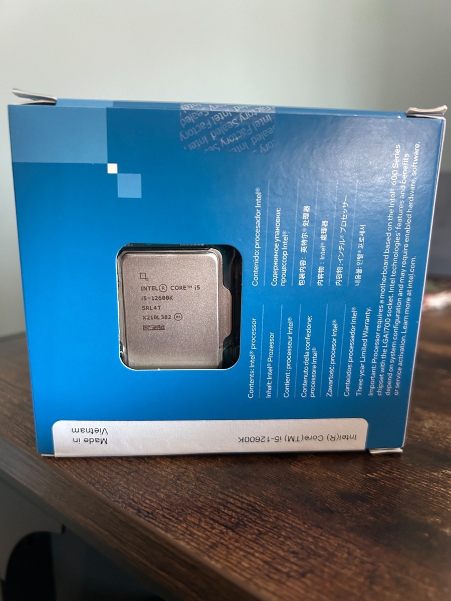 Intel Core i5-12600K Processor (4.9 GHz, 10 Cores, FCLGA1700