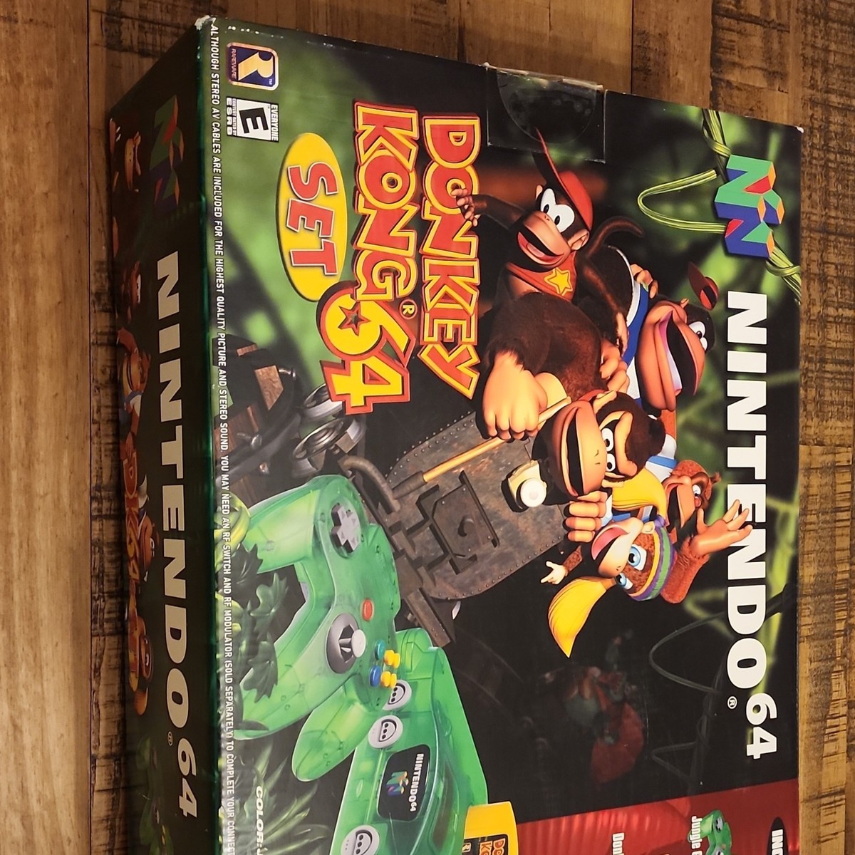 Nintendo 64 Donkey Kong 64 Set Jungle Green Console Special