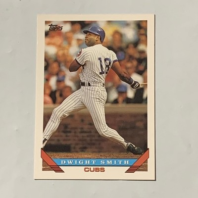 1993 Topps Dwight Smith Chicago Cubs Baseball Card #688