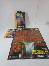 NFL Quarterback Club Sega Genesis 32X CIB Complete Tested Working Manual/Poster 