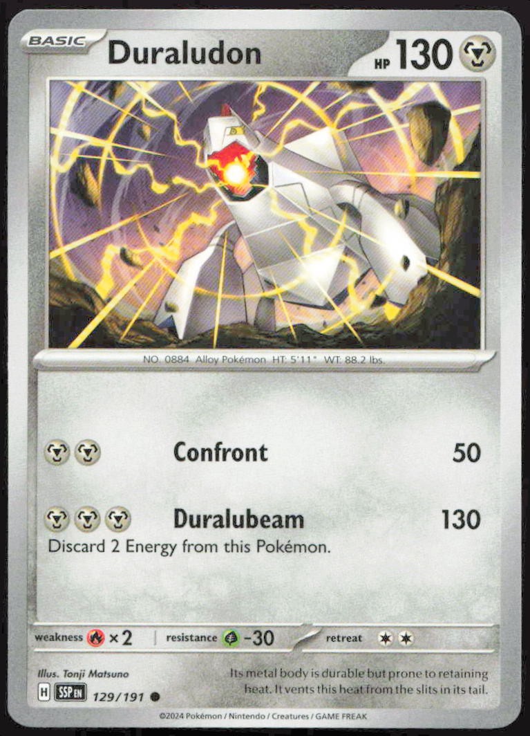Duraludon by Tonji Matsuno! Surging Sparks 129/191 Normal EN LP