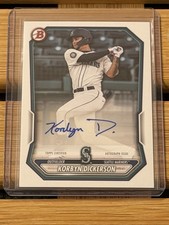 2026 Bowman Korbyn Dickerson Prospect Auto #BPA-KD Mariners