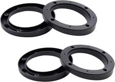 4Pcs Universal Black 4" round 11Mm Depth Speaker Spacers for Auto Car