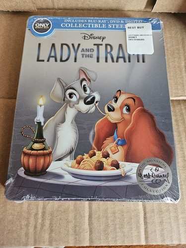 Lady and The Tramp Steelbook (Blu-Ray + DVD + Digital) NIW - Bild 1 von 1