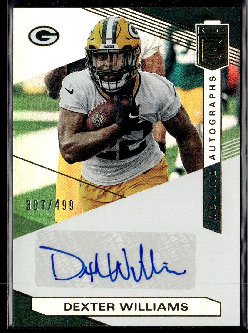 Dexter Williams Panini Donruss Elite Rookie Autographs #RADW Base