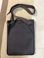 Brenthaven Messenger Bag Black Gray Buckle Me...