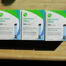 One Touch Ultra Test Strips 300 ct exp 10-31-2026