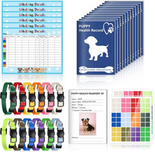 Puppy Whelping Supplies Kit Include 12 Puppy Shot Record Booklets 6 Record Keepi