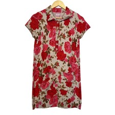Show Me Your Mumu Dexter Button Sweater Dress Small Tan Hillside Floral Boho NWT