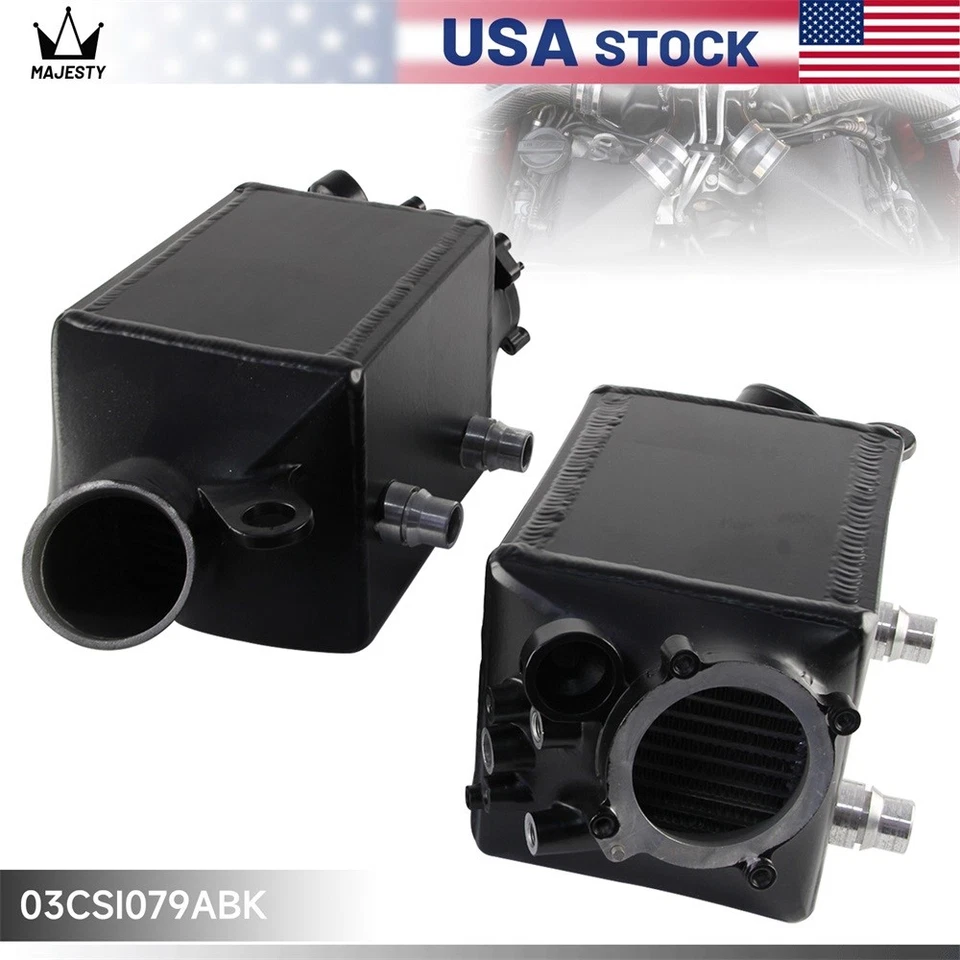 Twin Charge-Air-Cooler Set for BMW M5 (F10) & M6 (F06/12/13) Black - Imagem 2 de 4