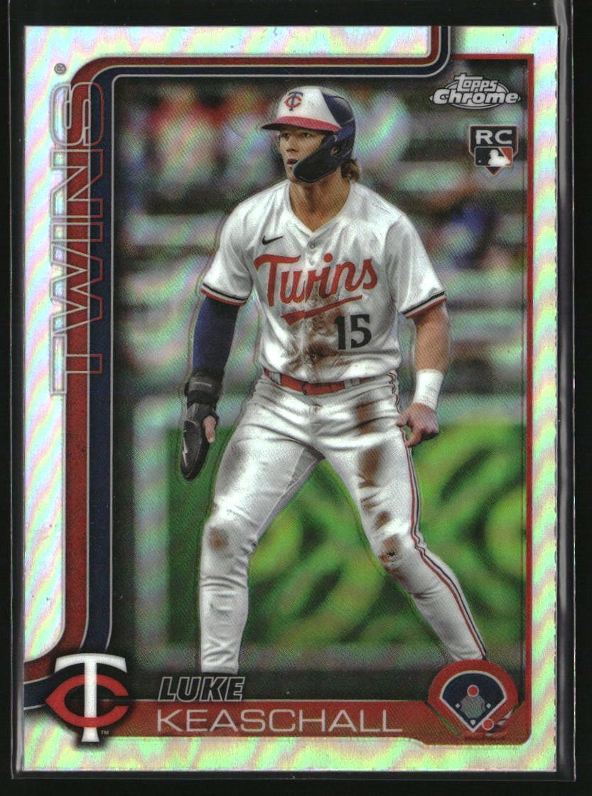2025 Topps Chrome Update Refractors Luke Keaschall Rookie #USC106 RC Twins