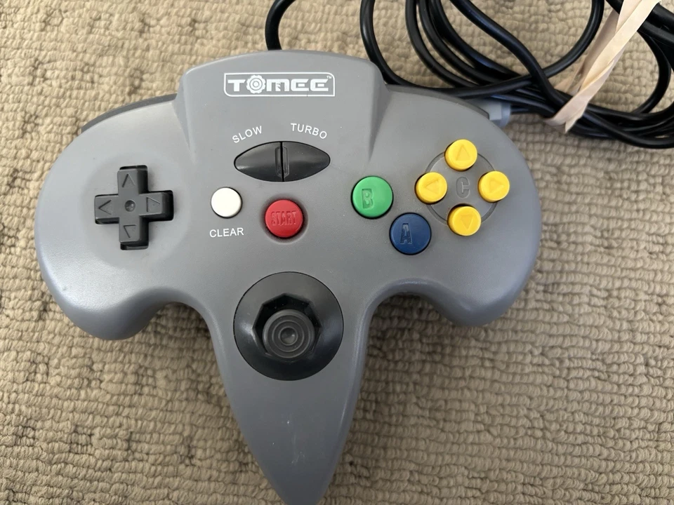 Tomee Controller Control Pad for N64 Nintendo 64 Grey - Image 2 of 3