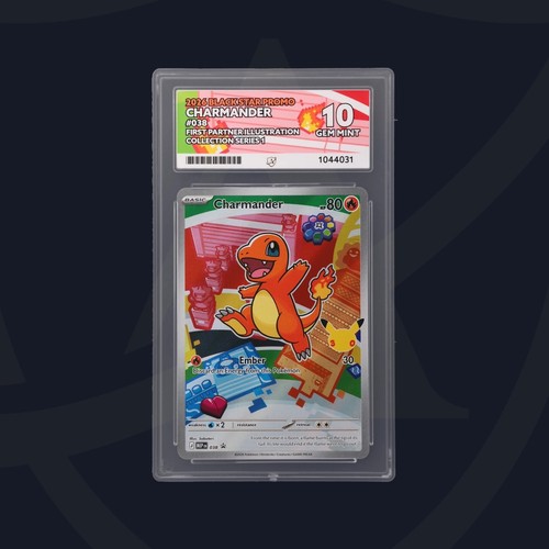 Pokemon Graded Card Charmander MEP038 ACE 10 Gem Mint First Partner Illustration