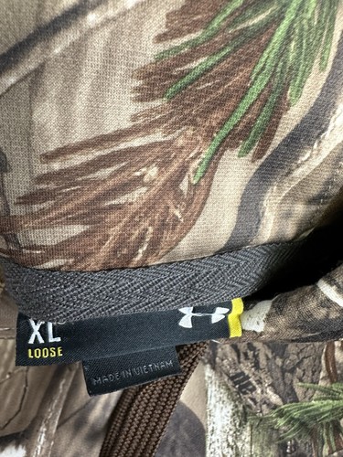 Under Armour Real Tree Camouflage Toledo Rockets Hoodie Size XL Loose - Picture 5 of 8