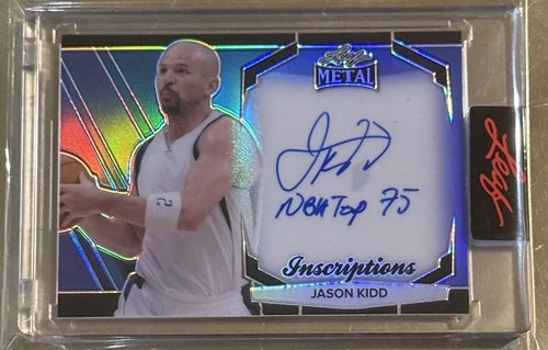 Jason Kidd 2025 Leaf Authentics Volume 2 Metal on-card Auto /100 Inscription