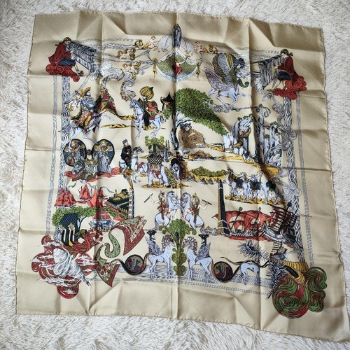 Hermes Carré 90 Au Fil De La Soie As The Silk Goes