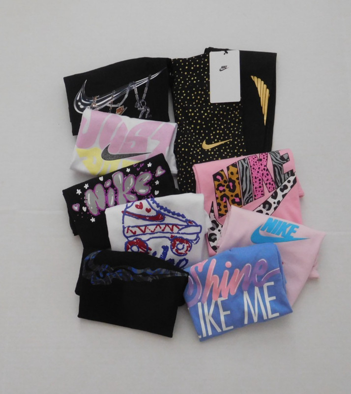 NWT 10pc Nike Tops & Leggings Bundle sz 5