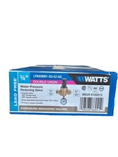 Watts 3/4" Double Union Water Pressure Reducing VALVE ONLY LFN45BM1-DU-EZ-GG