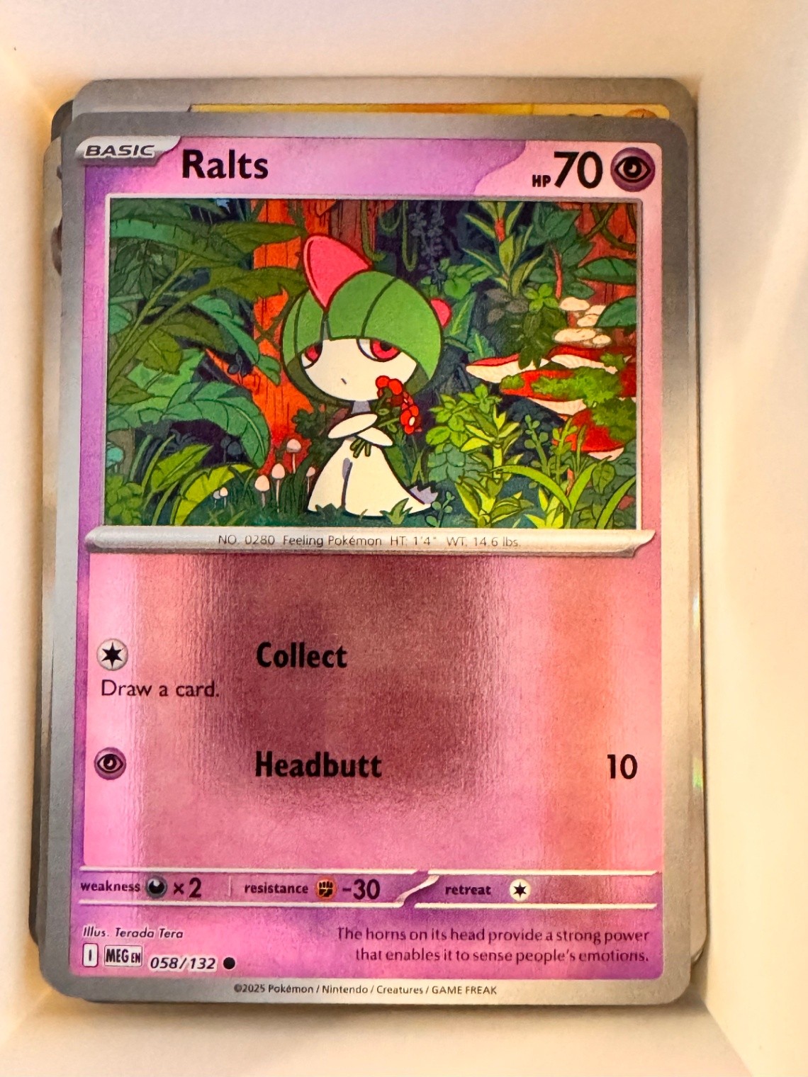 Ralts Common ME01: Mega Evolution 058/132 NM